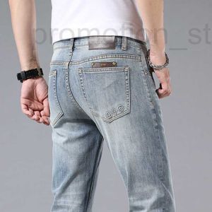 Jeans de jeans masculins concepteur haut de gamme pour le printemps / été masculin nouveau Slim Small Small Straight Tube Business Summer Pants NF0D