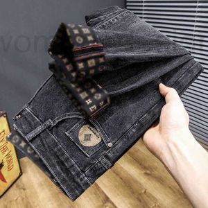 Designer de jeans masculin concepteur haut de gamme haut de gamme masculine slim fit branler la marque coréenne haut de gamme pantalon décontracté élastique pantalon lm8a