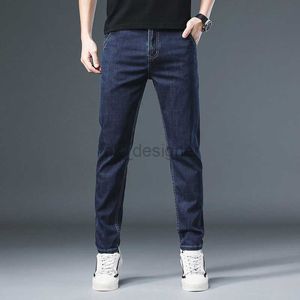 Designer en jeans masculin Hong Kong Denim printemps et d'été des affaires élastiques Slim Fit Pantalon masculin