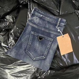 Heren jeans ontwerper jeans herfst straatklein spijker jeans herenmodemerk Instagram los rechte casual broek high street wide been lange broek