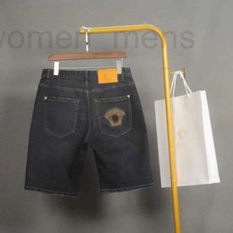 Jeans diseñador de jeans para hombres Jeans para hombres Mid Pants Five Parte Black Black Boundless Beautiful Hermoso Cabeza de belleza Drainada G887 RW3H