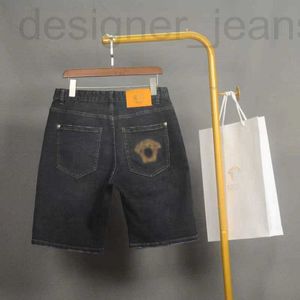 Heren jeans designer jeans voor mannen midden broek medusa vijf delen grijs zwart grenzeloze denim kleur mooie hand getrokken schoonheidshoofd g887 hot1