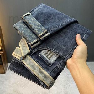 Jeans pour hommes Jeans de créateur hommes nouveau tendance Instagram imprimé slim fit leggings haut de gamme léger luxe lâche micro Harlan pantalon 9P4