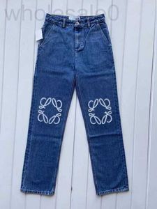 Jeans para hombres Diseñador Loewee Bag Mens High Street Designer Pantalón Piernas Tenedor abierto Capris apretados Pantalones de mezclilla Pantalones de adelgazamiento cálidos Top 4935 BCXZ