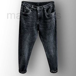 Jeans pour hommes Designer Jeans amples pour hommes en automne et en hiver nouveaux pantalons décontractés élastiques pour jeunes de taille moyenne jeans pour hommes à petite jambe IFR5