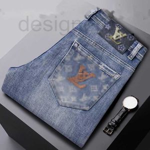 Jeans pour hommes concepteur de luxe automne et hiver nouveaux jeans hommes qualité Slim Fit petits pieds pantalons longs mode vêtement homme YUHO