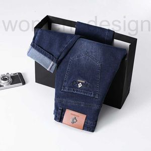Jeans de luxe de styliste pour hommes, nouveau produit automne/hiver, Version coréenne, Slim Fit, petit pantalon à jambes droites, élastique 46WT
