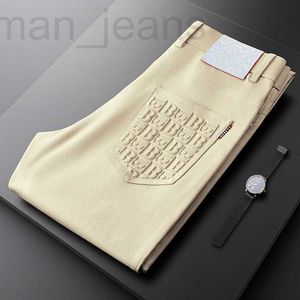 Jeans pour hommes designer Marque de luxe jeans pour hommes burb pants tb impression 3D droite pantalons décontractés hommes plus la taille JNJD