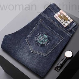 Heren jeans ontwerper luxe heren jeans casual slank fit elastisch katoen borduurwerk merk aypl