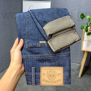 Jeans para hombres diseñador lujo verano color algodón color fondo bordado tridimensional China-Chic ligero elástico suave resistente a las arrugas