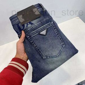 Designer de jeans pour hommes pantalons de créateurs de jeans pour hommes pour hommes, lettre imprimée pantalon denim étendu étirement lavé rgyo