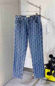 Jeans pour hommes Designer Mens Designer Slim Fit Lettre Droite Lâche Stretch Casual Sportswear Pantalon Femme YI0A