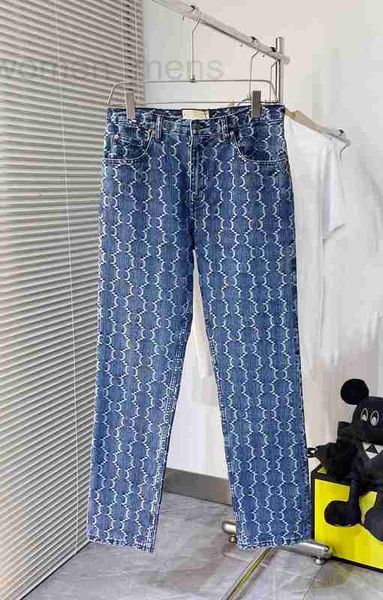 Jeans pour hommes Designer Mens Designer Slim Fit Straight Loose StretCasual Sportswear Pantalons pour femmes 6EQF
