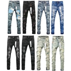 Heren jeans ontwerper heren verontrust beschadigde patch pants mannen retro rechte poot jeans mannelijk lichtblauw y2k high street denim verf graffiti broek