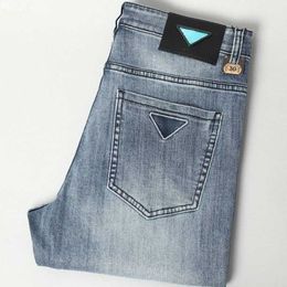 Herenjeans designer Mens grote jeans Pra broek Water gewassen vintage casual broek Europa Amerika man 4xl 5xl 6xl IWVE