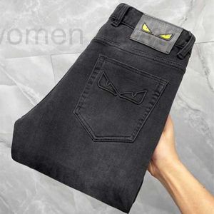 Jeans pour hommes Designer Hommes grands pantalons jeans petit monstre pantalon brodé hommes femmes décontracté pantalons de survêtement droits en vrac 4XL 5XL 6XL TJF4