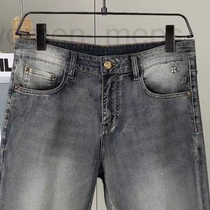 Herenjeans ontwerper Heren zomer denim shorts voor heren Blauw Zwart Zip Rijbroek Metalen knop driedimensionaal logo bedrukt Designer broek G7KC