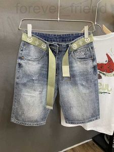 Chorts de jean de créateur de jeans pour hommes, marque de denim à la mode masculine et décontracté le mendiant surdimensionné, capris d'été 00yt