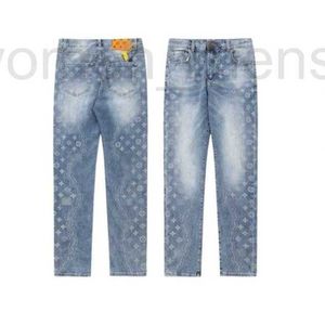 Designer de jeans pour hommes pantalons en denim violet pour hommes jeans hétérose