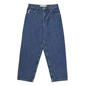 Y2K Big Holggy Boy Jeans para Men Streetwear Jeans Bordado Bordado Pantalones de mezclilla Mujeres Mujer Mujer Hot