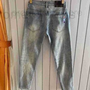 Herenjeans ontwerper Lente bedrukte geborduurde jeans stretslim rechte casual broek Eenvoudig en veelzijdig Su Liu Tong-stijl MZ6V R2C1