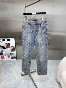 Designer de jeans masculins en jean imprimé en été jeans de haute qualité HARAjuku gothique haut taille large pantalon luxurys concepteurs jeans jeans