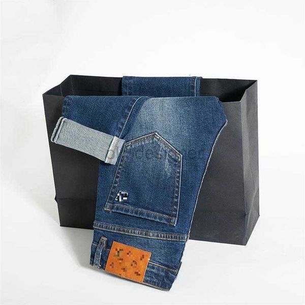 Diseñador de jeans masculino Top Jeans de moda europea de lujo Jeans para hombres Slim Fit de alta calidad bordada bordada