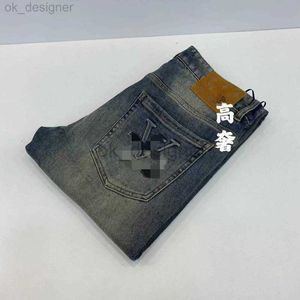 Heren jeans ontwerper topkwaliteit super zachte hoog katoen gewassen denimstof met extreem delicate touch en zeer goede textuur mode jeans trend jeans