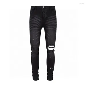 Jeans pour hommes Discount Designer Fashion Vente Marque Couleurs noires Design exclusif Casual Denim Hommes Straight Slim Stretch Pantalon