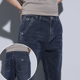 Jeans pour hommes Drop Spring Stretch Vêtements Petit pantalon droit Coréen Slim Fit 230907
