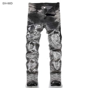 Jeans masculin EHMD POCKET DROY LIGNE EMPRODURE JEAN