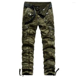 Jeans pour hommes européens 2022 hommes et américains camouflage salopette pantalon extérieur militaire coton lâche grande taille 44