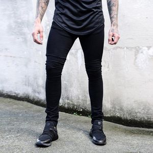 Jeans pour hommes Fashion Biker Style Tight Drop Men Skinny Black Streetwear Classic Hip Hop Stretch Slim Fit PantsMen