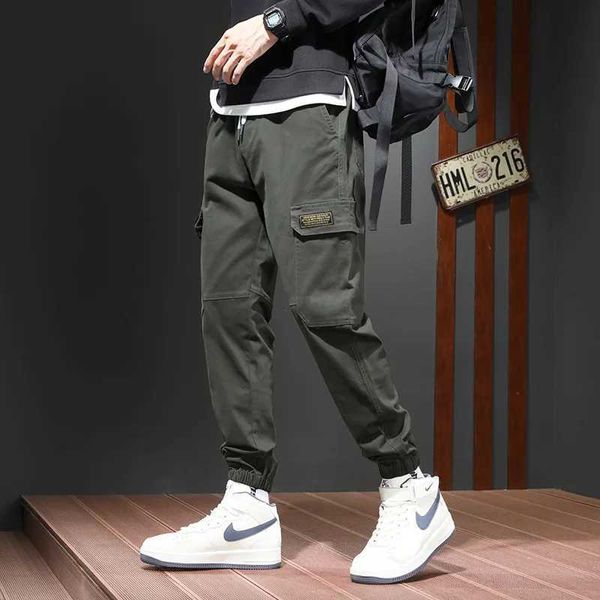 Jeans masculin streetwear streetwear masculin pantalon pantalon pour mâle de style coréen noir vêtements y2k vêtements jean denim automne 90s harem J231222