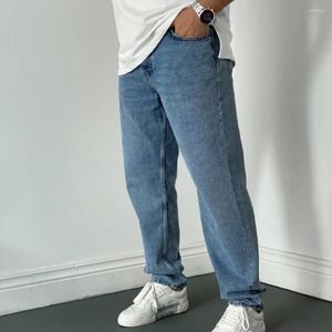 Jeans pour hommes Four Seasons Youth Street Style Loose Wide Leg Pants Pantalon droit de haute qualité Hip Hop