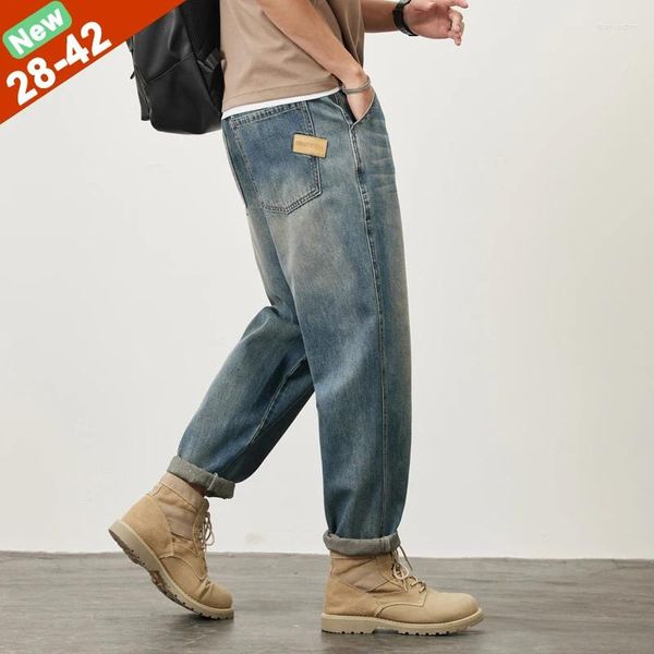 Jeans pour hommes Livraison gratuite Hommes Bonne qualité Viantage Harem Pantalon Homme Streetwear Style coréen Hip Hop Pantalon Garçon Vêtements Jeunes