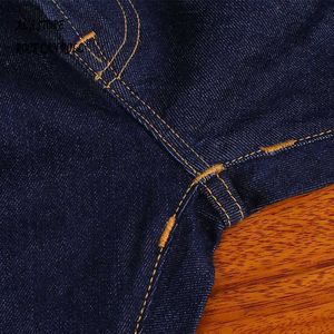 Jeans pour hommes GT-0003 Lire Description!Pantalon d'adaptation ultra-mince lavé indigo lavé jean jean 12ozl2404