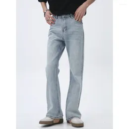 Jeans pour hommes de haute qualité 2023 Bell Bottom Mâle Lâche Denim Boot Cut Pantalon Beau Garçon Casual Business Flares Pantalon F20