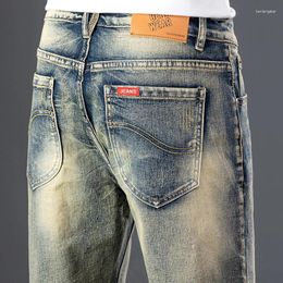 Heren jeans hoogwaardige man's denim shorts street mijn broek all-match fit rechte zomerbroeken korte grote maat