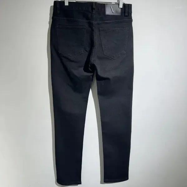 Jeans pour hommes High Street 1: 1 Qualité V Logo Vintage Washed Hommes Pantalons Pantalons décontractés Y2k TrafStreetwear Vêtements Techwear Vêtements