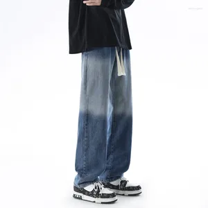 Brand de mode de style High Street's High Street's Mens Loose Struck Strucing Elastic Afficielle Pantalon Long Lam Long