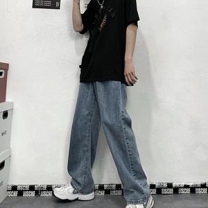 Jeans para hombres Hip Hop Pantalones de carga rectos de bengala Y2K Men Men Diseñador Diseñador Pantalones Estilo Man Man Denim