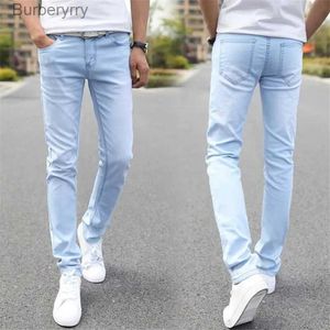 Men's Jeans Offre spéciale hommes Denim pas cher jean coupe ajustée hommes jean pantalon Stretch bleu clair pantalon de haute qualité décontracté mode vache BoyL231011