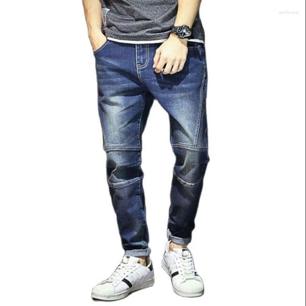 Jeans pour hommes Jean crayon pantalon coton élastique Denim pantalon taille haute vêtements 2023 printemps automne décontracté grande taille