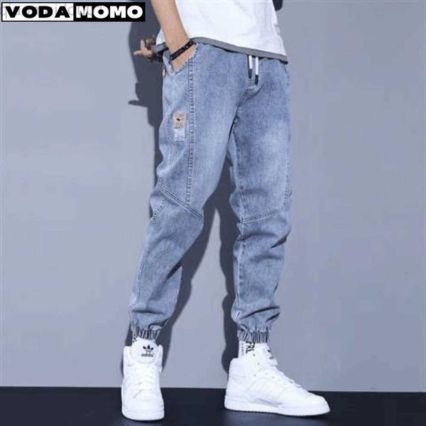 Jeans pour hommes Jeans pour homme vêtements droites Baggy jambe large pantalons décontractés surdimensionnés Vintage coréen Streetwear fuselé brodé pantalon L230724