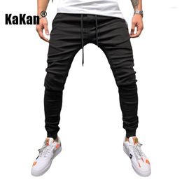 Jeans pour hommes Kakan - Denim Européen Et Américain Casual Sports Printemps Automne Slim Fit Skinny Long K022-1403