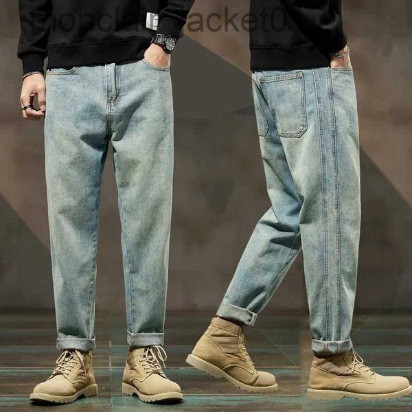 Jeans para hombres KSTUN Jeans para hombres Pantalones holgados Ajuste suelto Retro Azul Harem Pantalones Ropa vintage Hombres de gran tamaño Pantalones de mezclilla masculinos de gran tamaño 42 J231006