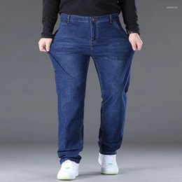 Jeans pour hommes grande taille 48 50 hommes denim 300kg OL affaires pantalons longs mâle élastique pantalon droit ample 5XL 6XL 7XL