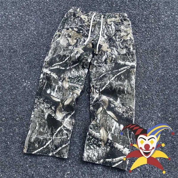 Jeans pour hommes Feuille Camouflage Pantalon tactique fonctionnel Hommes Femmes Meilleure qualité Jogger Cordon Pantalon de survêtementyolq