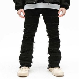 Jeans pour hommes Liu Su Minceur Hommes Jeans Mode Hip Hop Street Vêtements Pantalons de voyage lent Célèbre Marque Designer Hommes Pantalons men c307z
